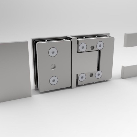 180° Glass-to-Glass Shower Hinge